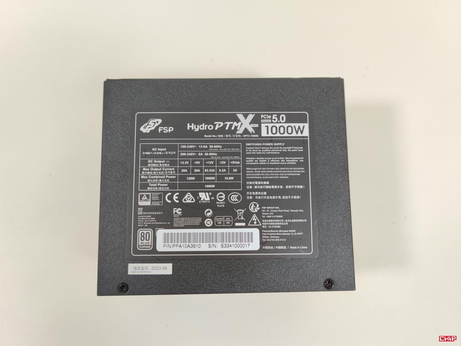test FSP Hydro PTM X PRO ATX3.0(PCIe5.0) 1000W, recenzja FSP Hydro PTM X PRO ATX3.0(PCIe5.0) 1000W, opinia FSP Hydro PTM X PRO ATX3.0(PCIe5.0) 1000W