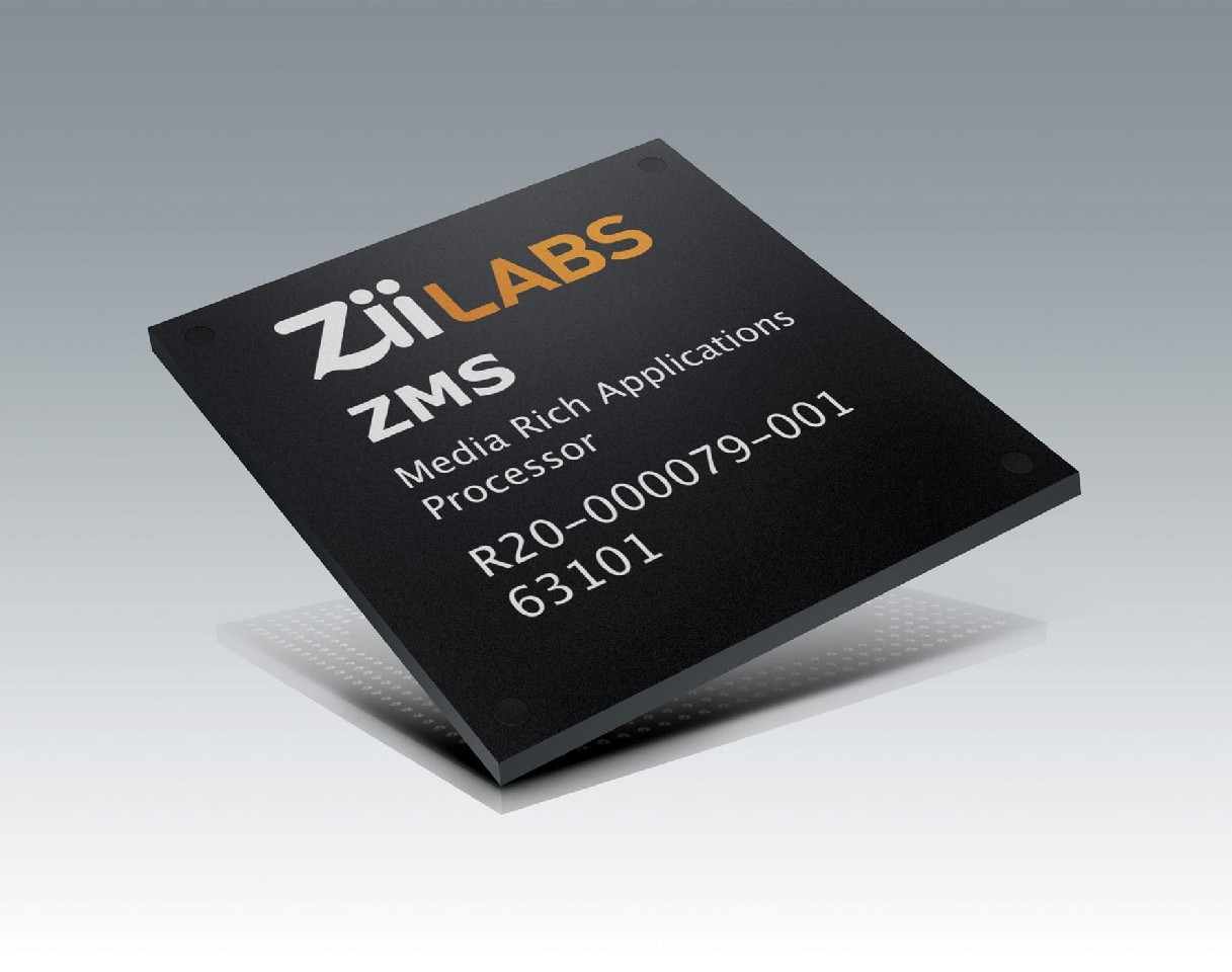 Procesor ZMS-05 to matryca obróbki mediów, dwa rdzenie ARM i zestaw zintegrowanych kontrolerów urządzeń peryferyjnych oraz interfejsy sprzętowe, zaawansowane SDK i oprogramowanie middleware