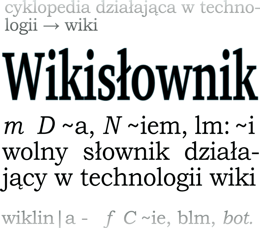 Wersje przejrzane w polskojęzycznym Wikisłowniku