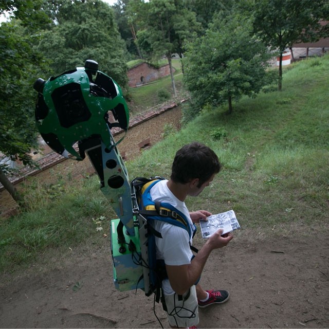Street View Trekker po raz pierwszy w Polsce