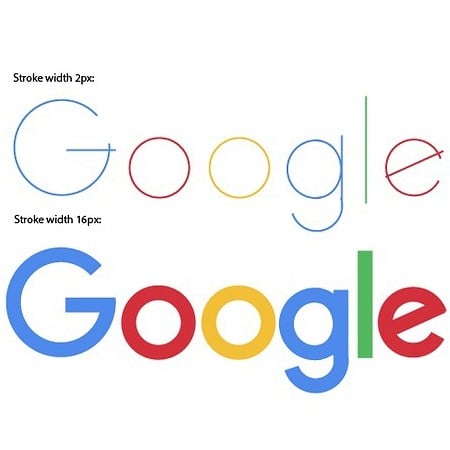 Jak Google radykalnie odchudziło swoje logo?