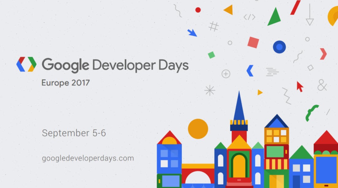 Google Developer Days Europe plansza informacyjna
