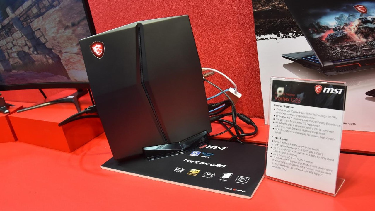 MSI Vortex G25 – gamingowy PC o wyglądzie konsoli