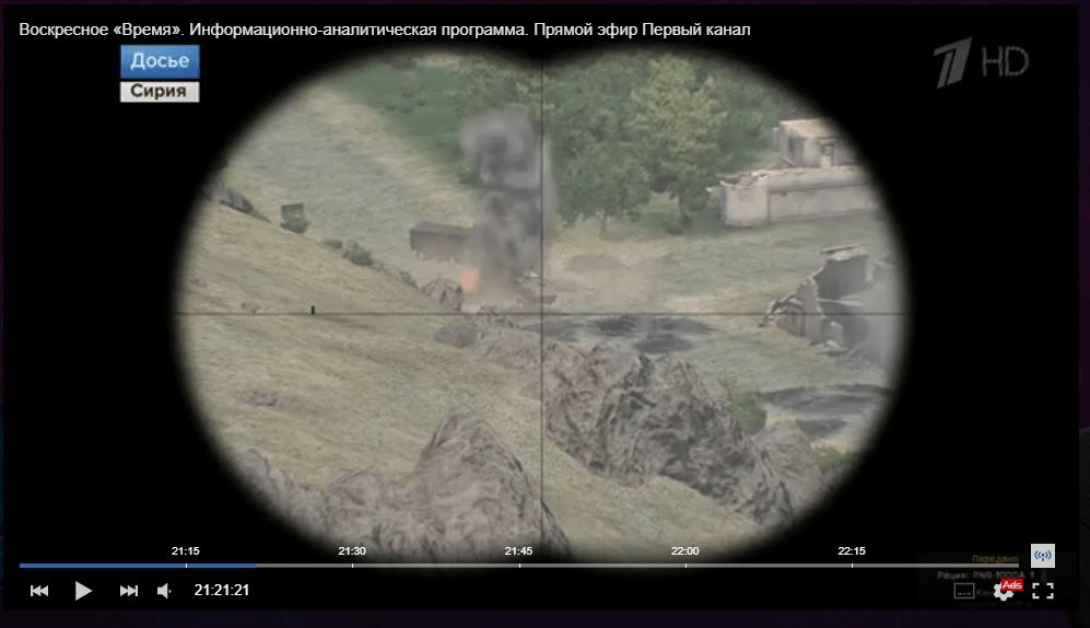 Rosyjska telewizja wykorzystała zdjęcia z gry w programie informacyjnym