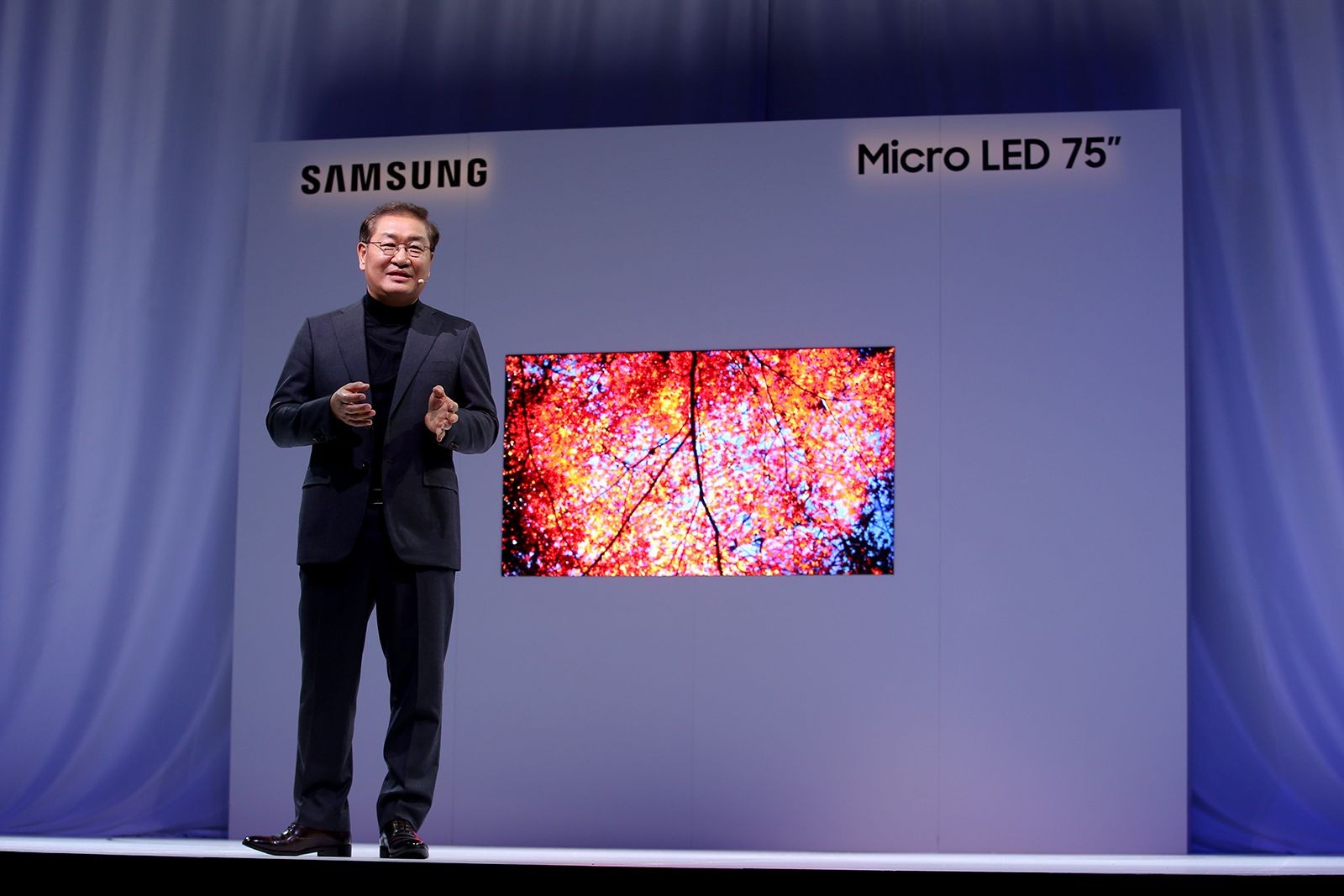Samsung micro led 75" prezentacja