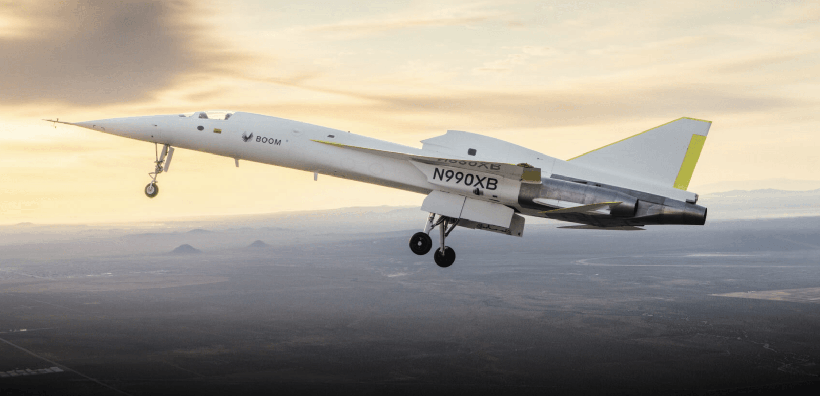 Samolot XB-1 już w powietrzu /Fot. Boom Supersonic
