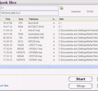 remove junk files