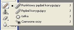 Pędzel korygujący Photoshop