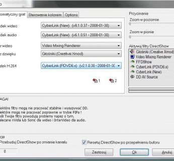 Dzięki aplikacjom DVB Dreamer i Cyberlink PowerDVD obejrzymy programy telewizyjne kodowane za pomocą kodeka H.264.