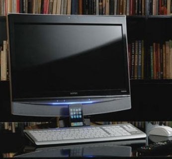 Nowy desktop posiada również zintegrowany tuner telewizyjny oraz parę 8-watowych głośników