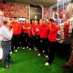Reprezentacja Polski na Wielkiej Wystawie Piłkarskiej (fot. M. Śmiarowski)
