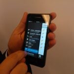 BlackBerry OS 10 (wybaczcie niską jakość zdjęć, wina sprzętu, nie spodziewałem się, że uda mi się obejrzeć go z bliska)
