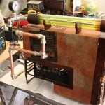 Steampunkowa obudowa z prawie wszystkim na zewnątrz.Steampunkowa o