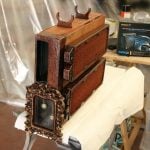 Steampunkowa obudowa z prawie wszystkim na zewnątrz.Steampunkowa o