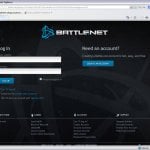 Strona stworzona przez cyberprzestępcę do kradzieży danych dostępowych użytkowników prawdziwego serwisu battle.net