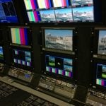 Wnętrze najnowocześniejszego wozu transmisyjnego, jaki posiada Sony. Najprawdopodobniej jest to również najnowocześniejszy wóz transmisyjny na świecie.