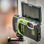 Olympus Tough! TG-Tracer i 2x TG-870 – to właśnie na nich nakręciliśmy filmy poklatkowe z malowania Volvo V40