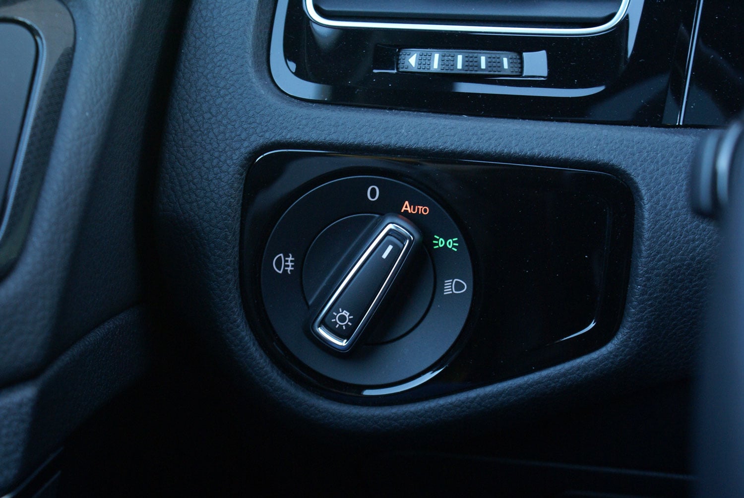 VW Golf R - kokpit