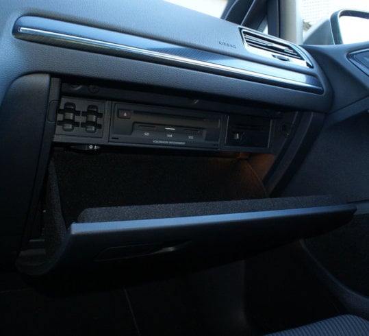 VW Golf R - kokpit