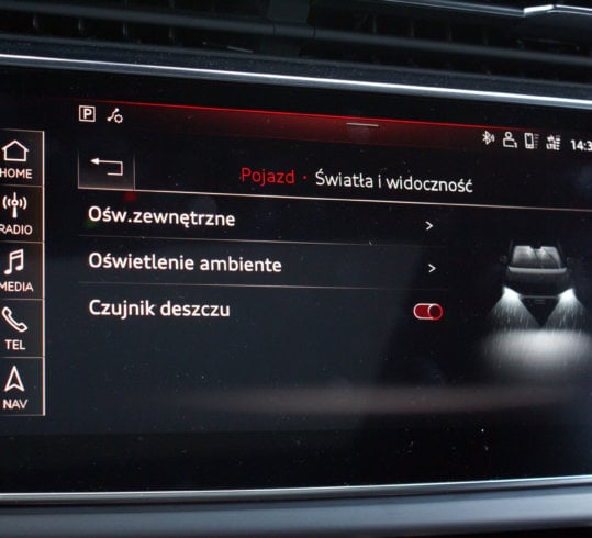 Audi Q8 - infotainment