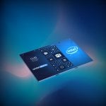 Render przedstawiający składany smartfon Intela