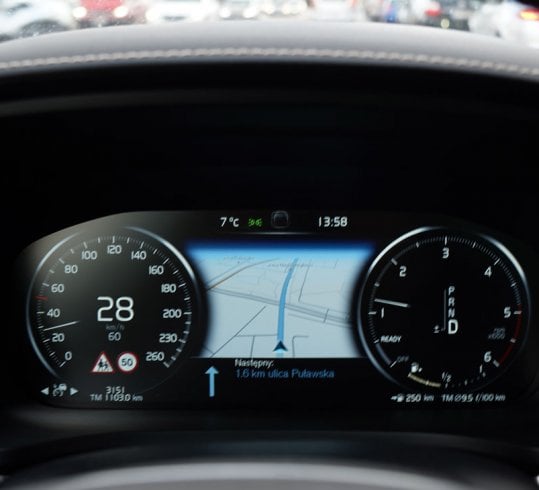 Volvo V60 CrossCountry D4 Polestar Performance wewnątrz - kokpit