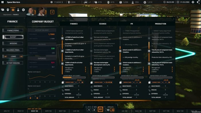 space company simulator
