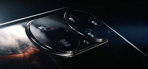 Zbliżenie na wyspę aparatów na nowych zdjęciach Huawei P50