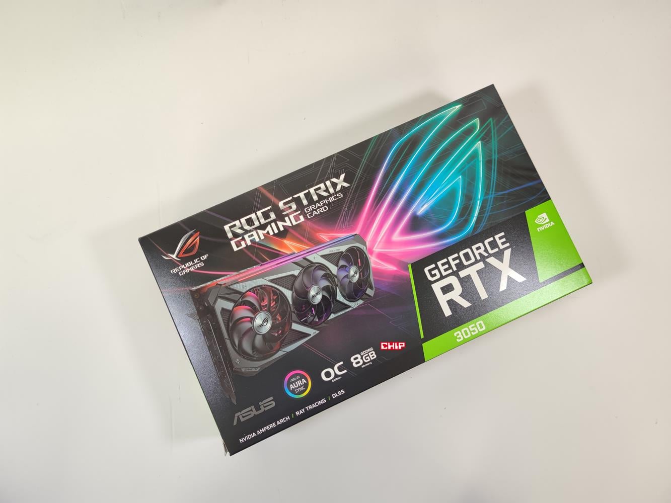 test Asus GeForce RTX 3050 ROG Strix OC, recenzja Asus GeForce RTX 3050 ROG Strix OC, opinia Asus GeForce RTX 3050 ROG Strix OC
