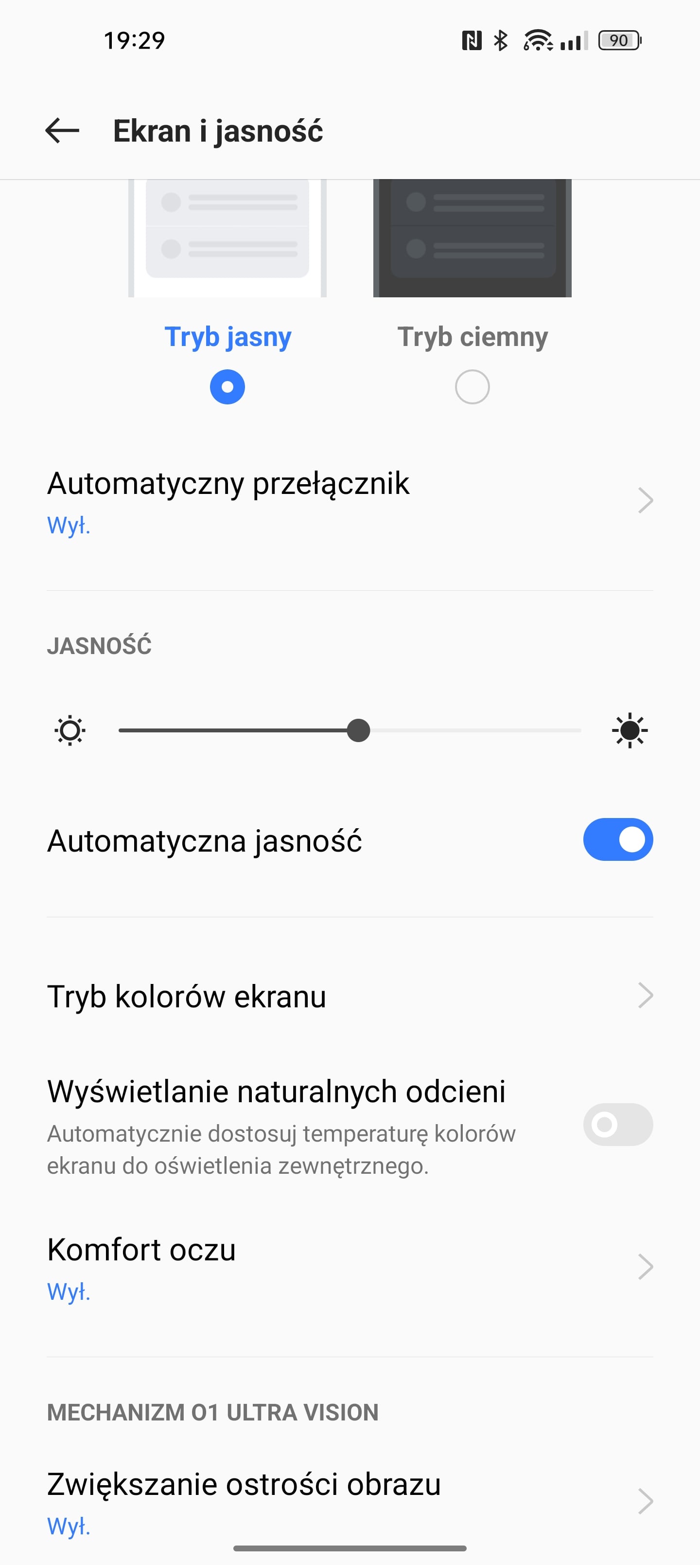 realme GT2 Pro ekran