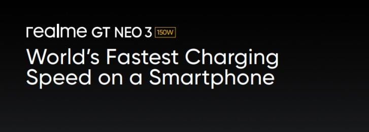 realme demonstruje ładowanie UltraDart 150 W w GT Neo3
