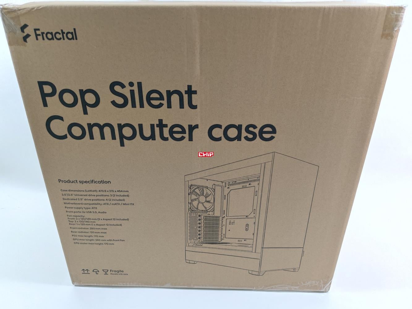 test Fractal Design Pop Silent Black TG Clear Tint, recenzja Fractal Design Pop Silent Black TG Clear Tint, opinia Fractal Design Pop Silent Black TG Clear Tint