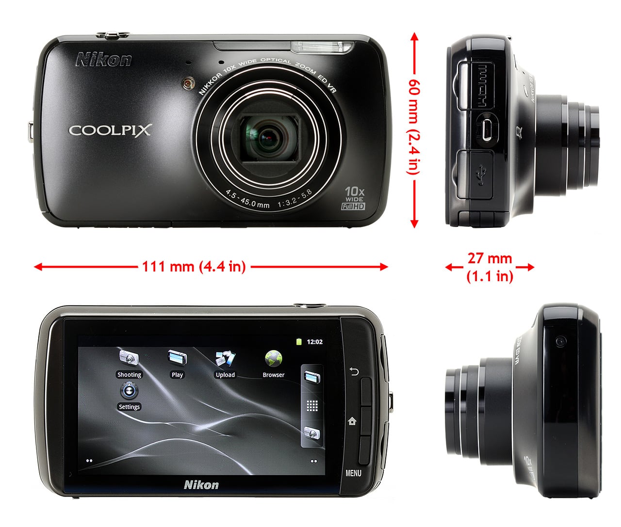 Nikon Coolpix S800c