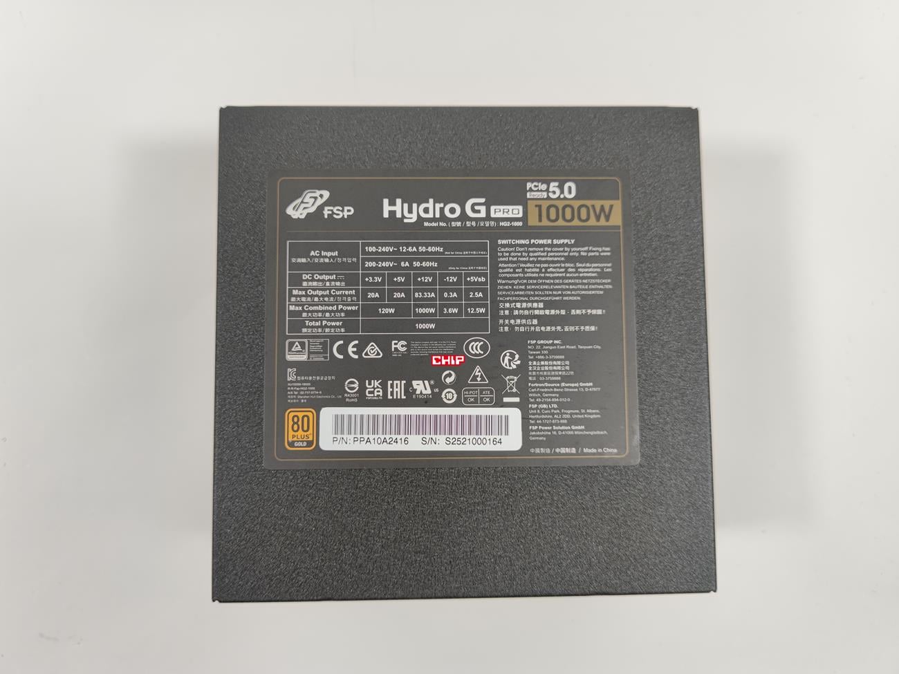 test FSP Hydro G Pro ATX3.0(PCIe5.0) 1000W, recenzja FSP Hydro G Pro ATX3.0(PCIe5.0) 1000W, opinia FSP Hydro G Pro ATX3.0(PCIe5.0) 1000W