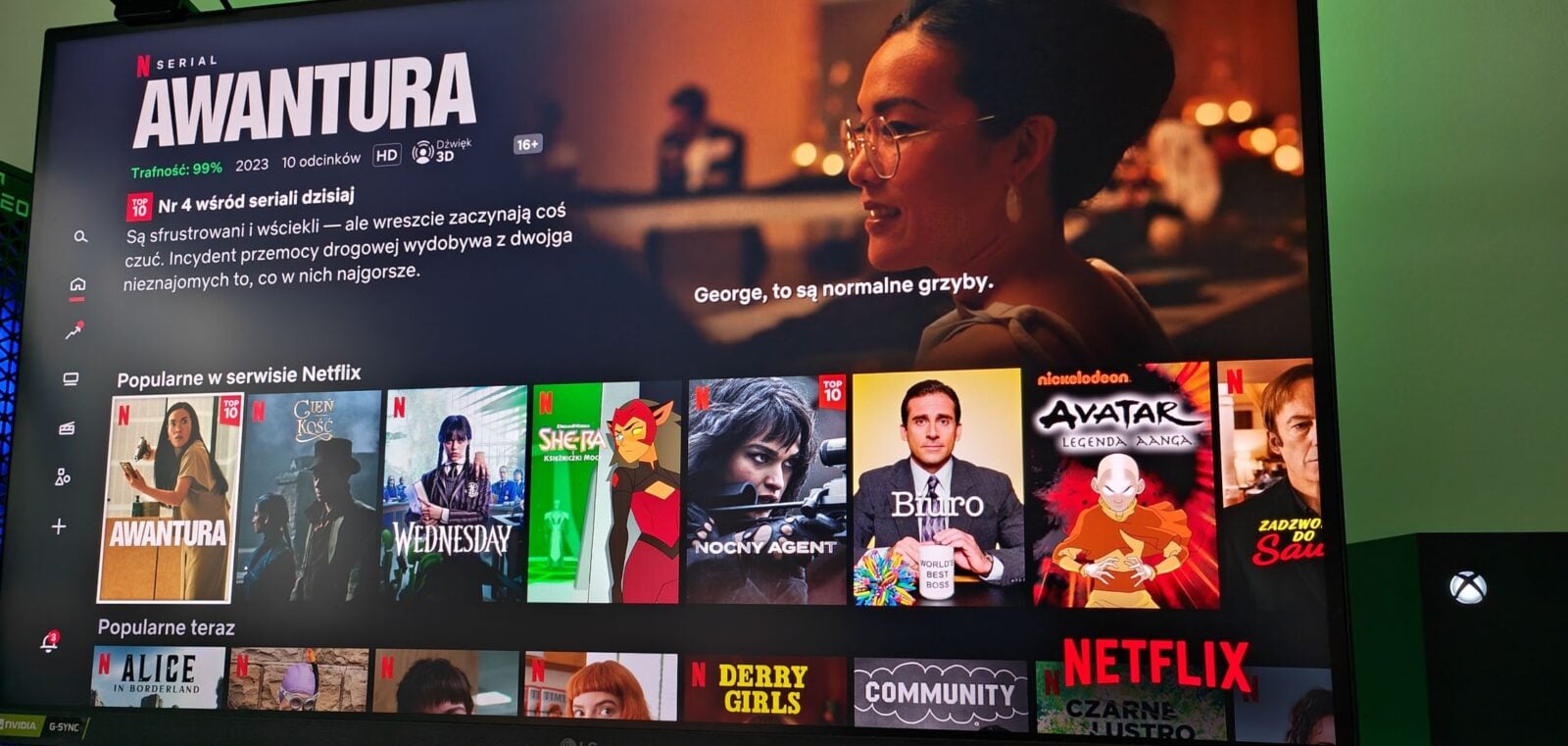 Strona główna Netflix oparta o algorytm