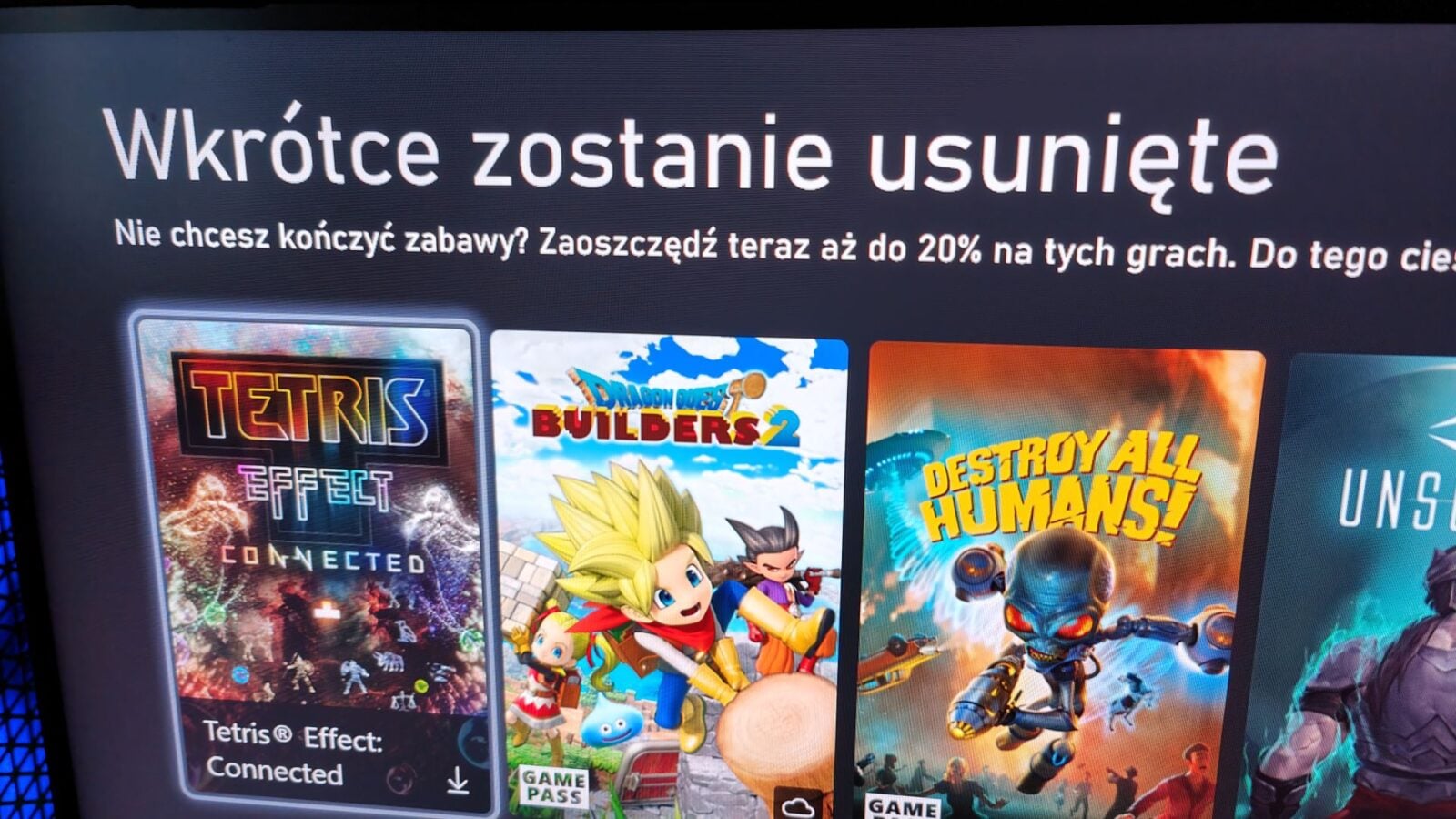 Znikające gry z oferty Xbox Game Pass