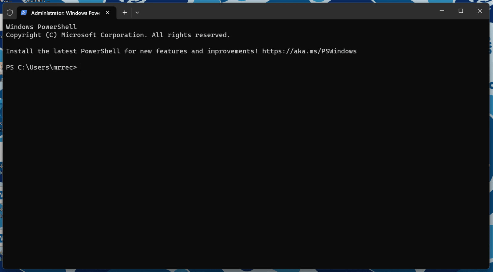 Terminal Windows 11