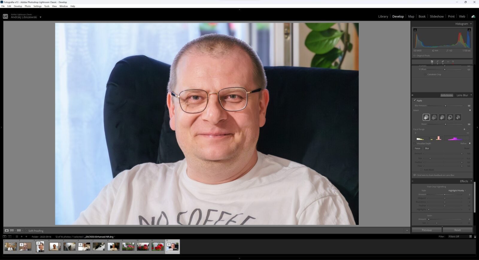 Lightroom Lens Blur