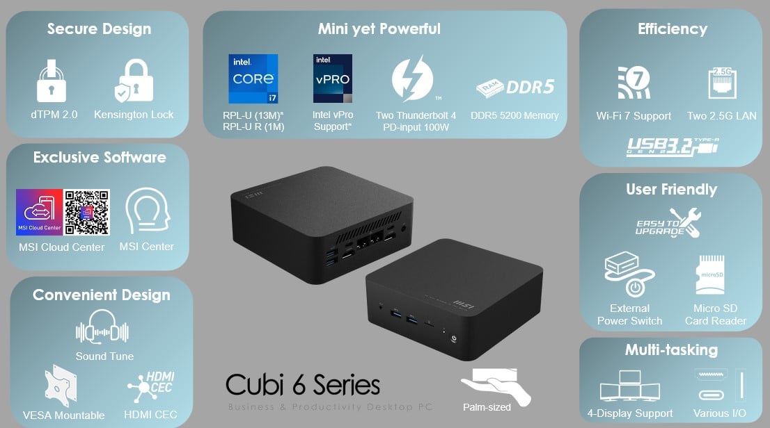 MSI Cubi 6