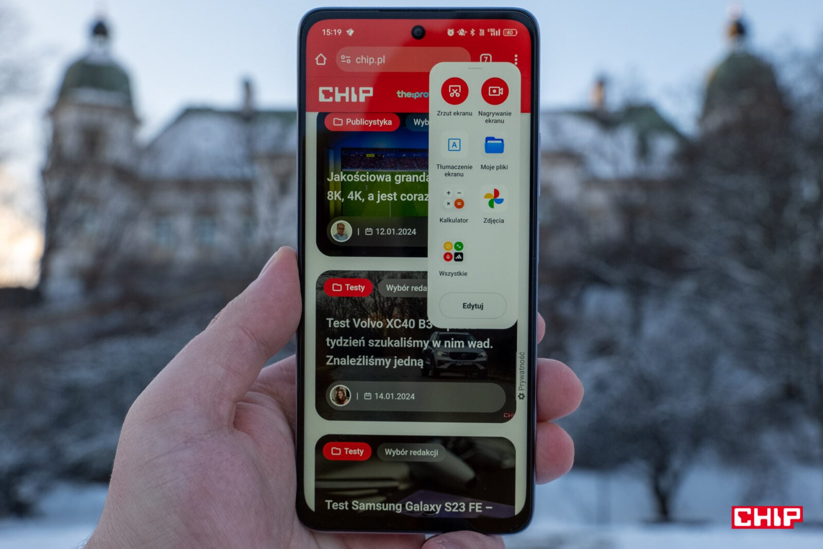 Pasek boczny w Oppo A79 5G