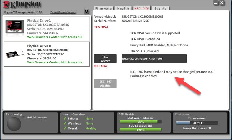 Kingston SSD Manager