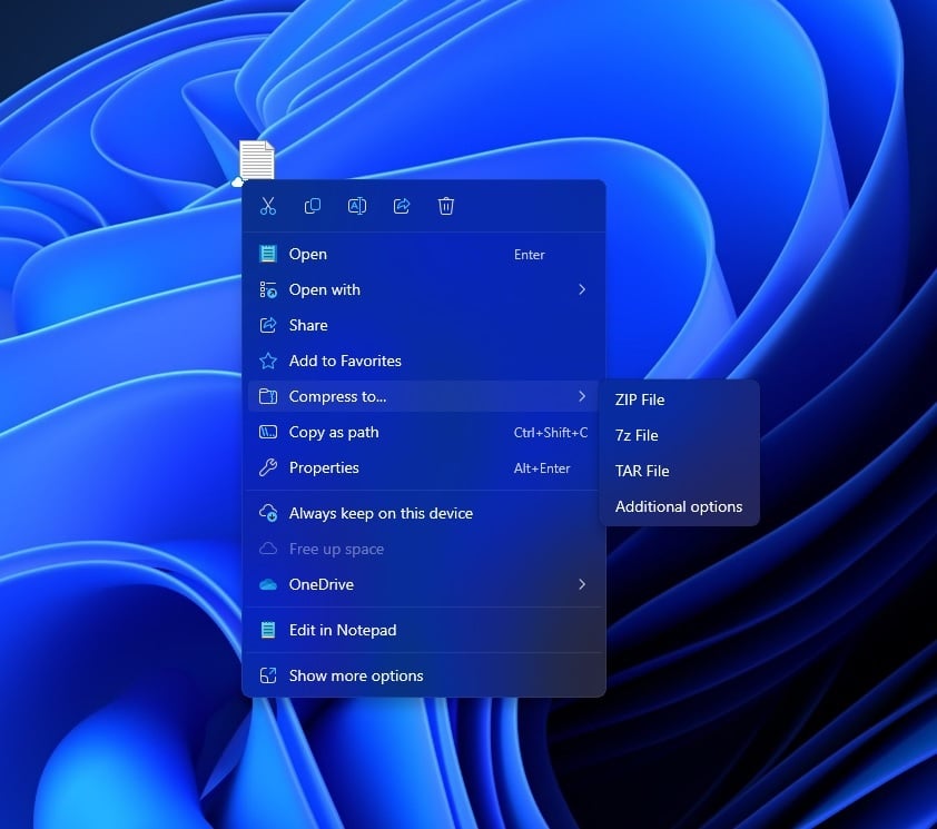 Windows 11 archiwizowanie plików