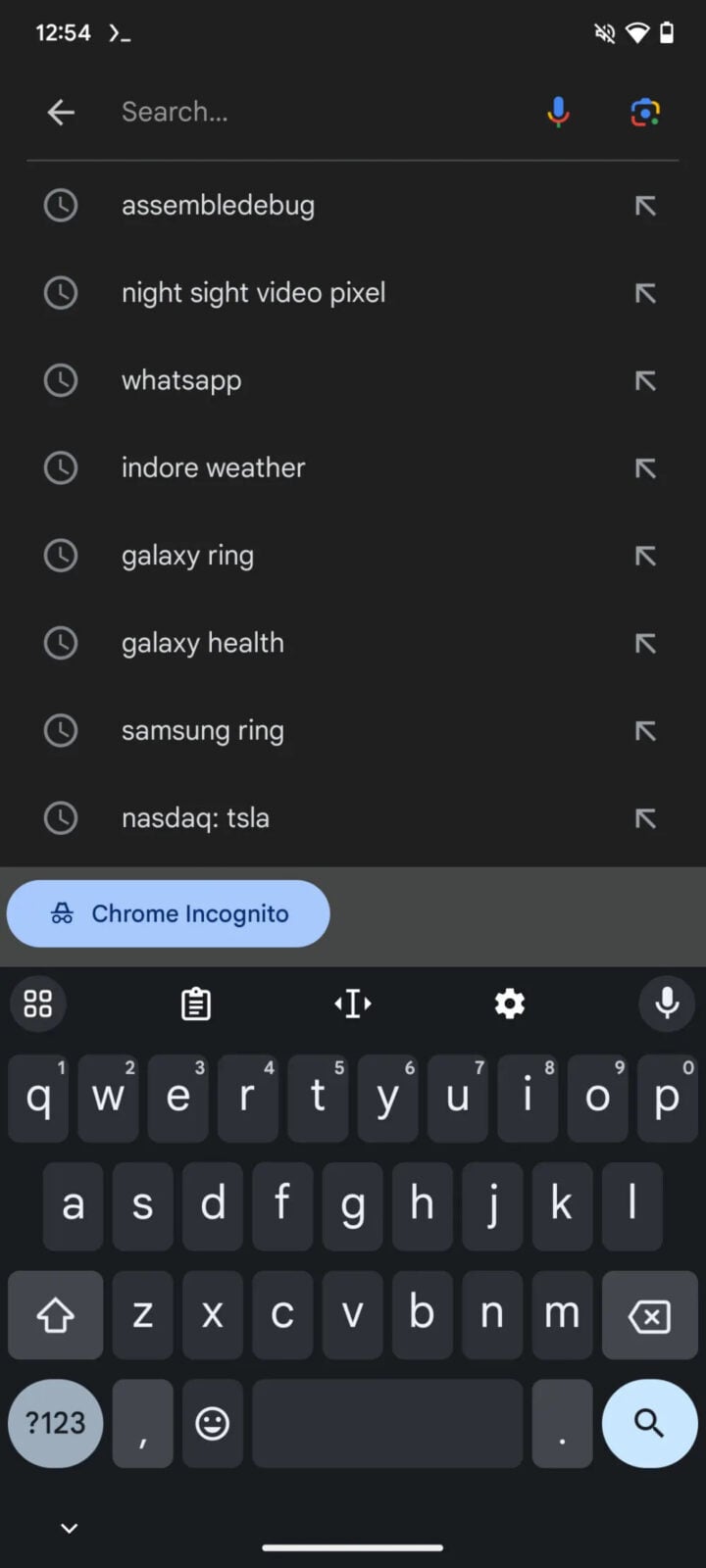 Google Chrome Incognito