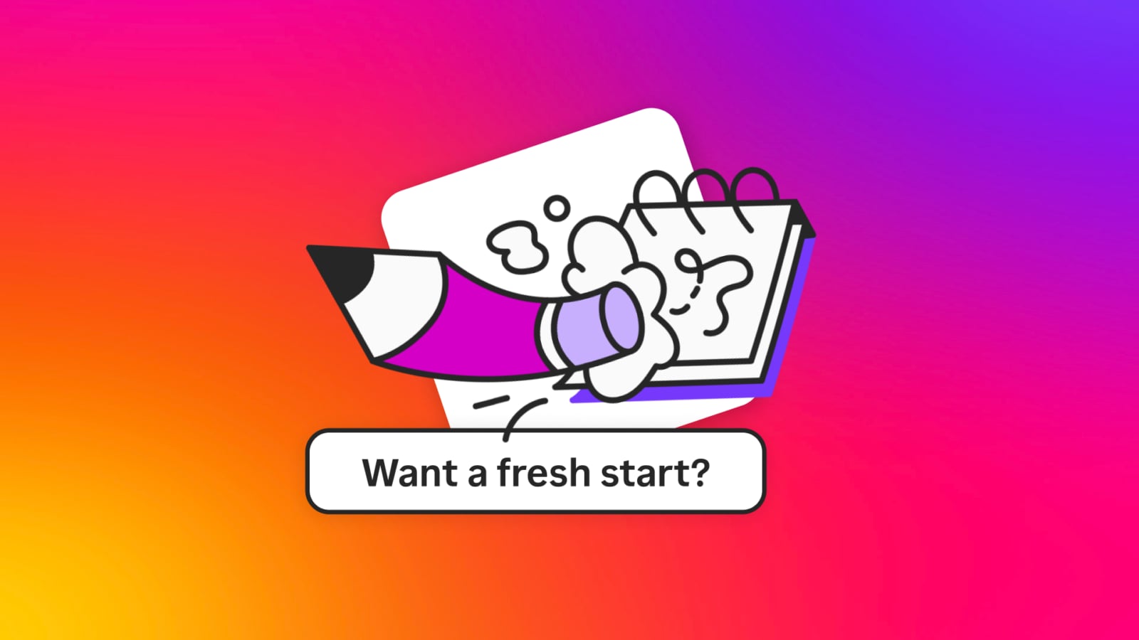 Instagram fresh start
