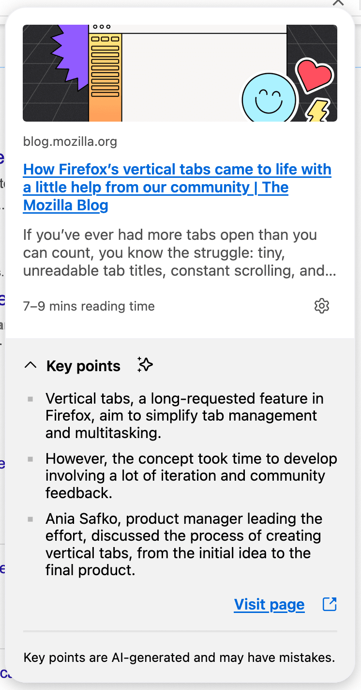 Firefox blog