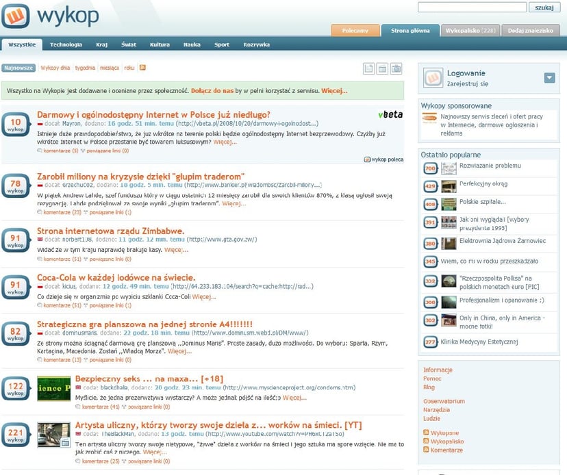 Trzy lata Wykopu
