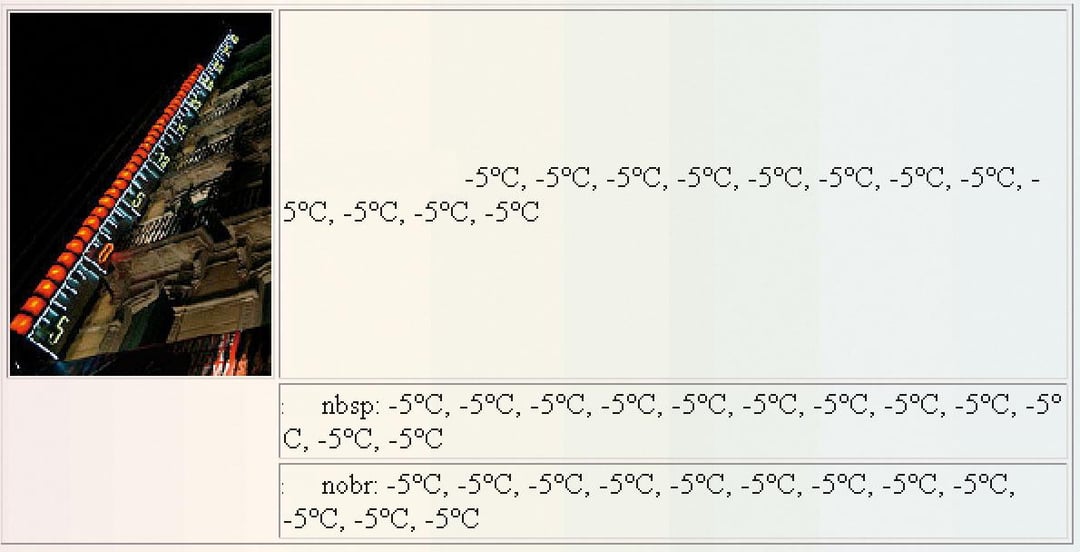 Sensowne sterowanie podziałem wierszy w kodzie HTML