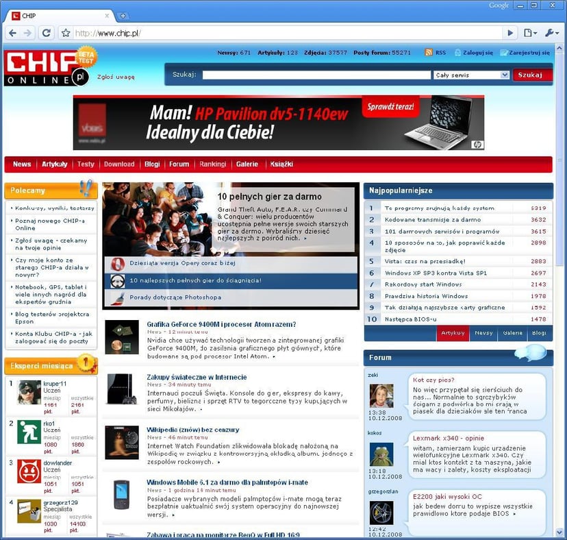 Pełna wersja przeglądarki Chrome – już jest!