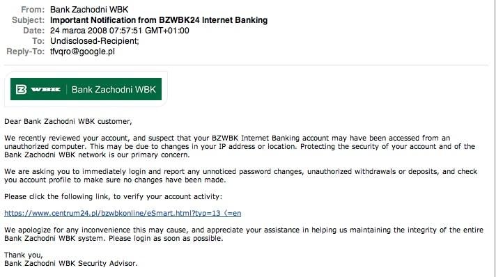 Phishing zdemaskowany