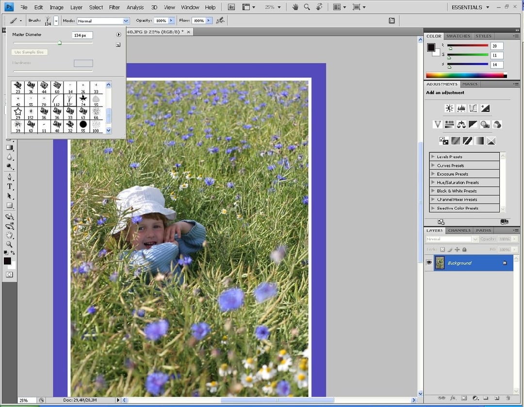 Tworzenie ramek w Photoshopie